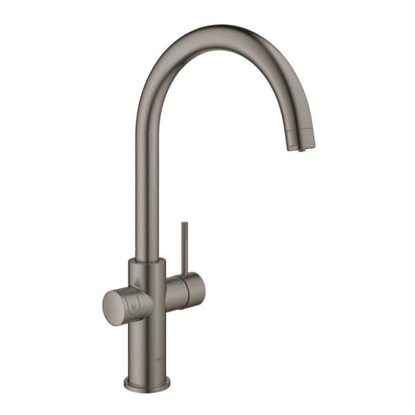 Grohe Blue Home køkkenbatteri m/C-tud - Børstet hard graphite Grohe Blue Home køkkenbatteri m/C-tud - Børstet hard graphite