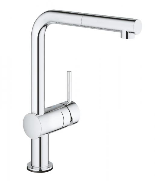 Grohe Minta Touch elektronisk k&oslash;kkenarmatur L-tud m/udtr&aelig;k