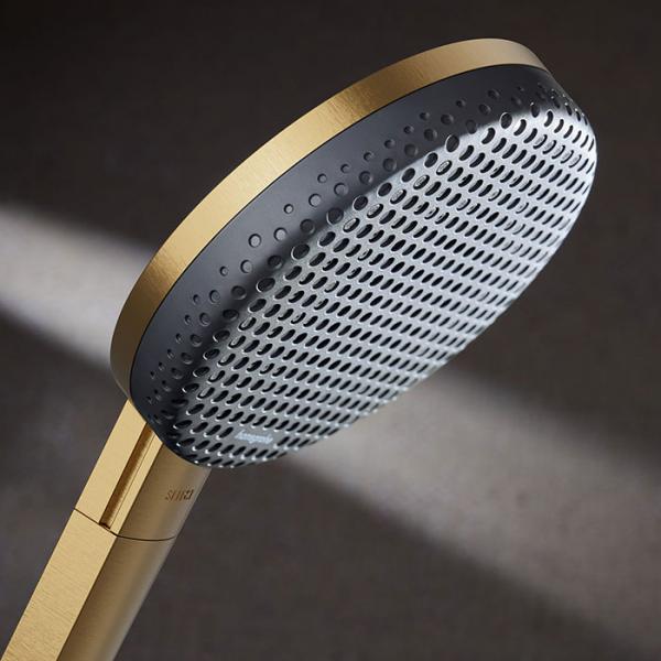 hansgrohe Raindance Alive S Puro Showerpipe 300 1jet m/EcoSmart - B&oslash;rstet bronze