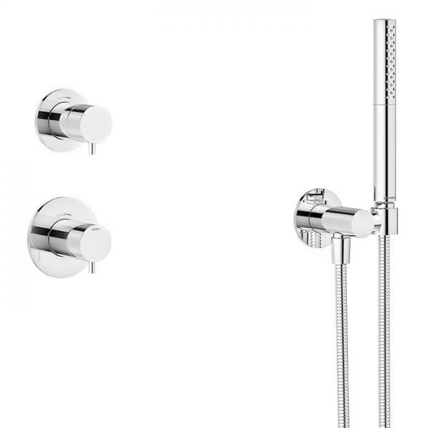 Damixa Iris DS 1 brusesystem til indbygning - Krom Damixa Iris DS 1 brusesystem til indbygning - Krom