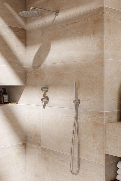 Damixa Silhouet DS 1 komplet brusesystem til indbygning - Steel Damixa Silhouet DS 1 komplet brusesystem til indbygning - Steel