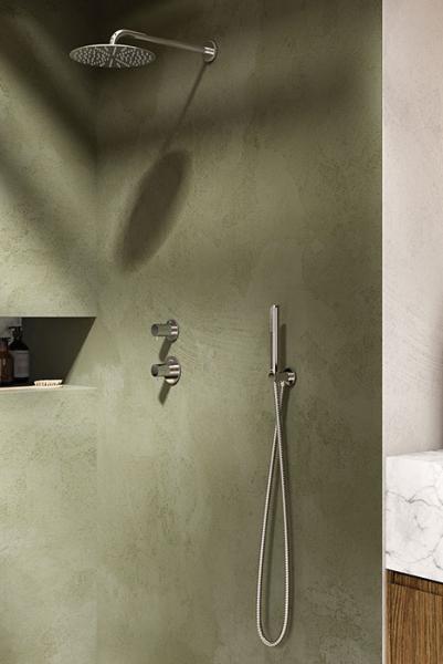 Damixa Silhouet DS 1 komplet brusesystem til indbygning - Børstet messing PVD Damixa Silhouet DS 1 komplet brusesystem til indbygning - Børstet messing PVD