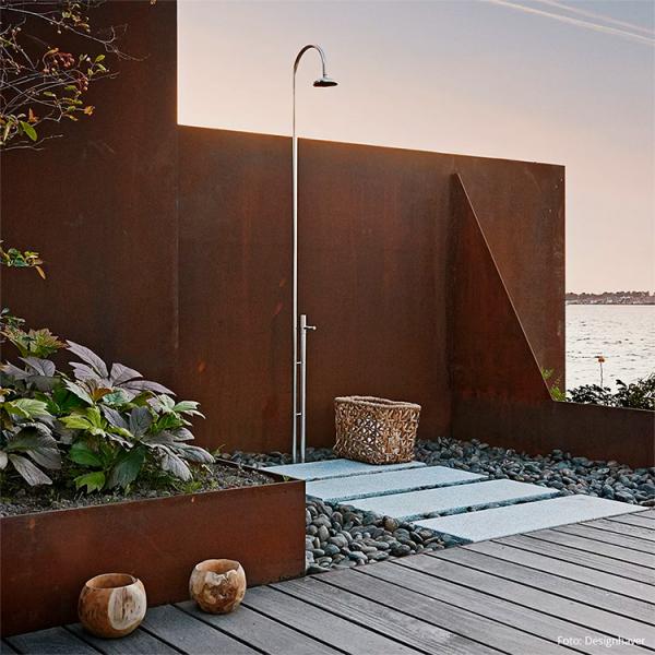 Frostline Duo fritst&aring;ende udebruser m/selvluk - Rustfrit st&aring;l