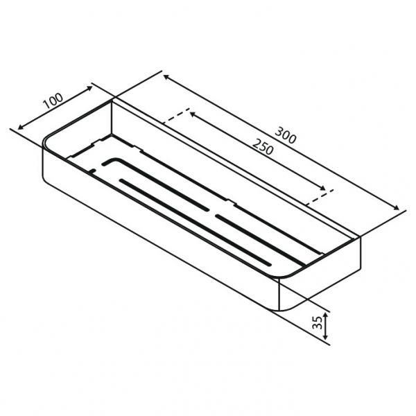 Damixa Zen pakke til bruseren - B&oslash;rstet messing