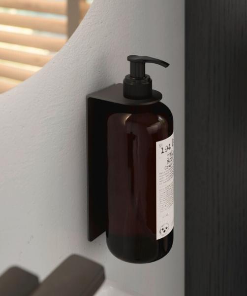 Gustavsberg s&aelig;bepumpeholder til v&aelig;g - Mat sort