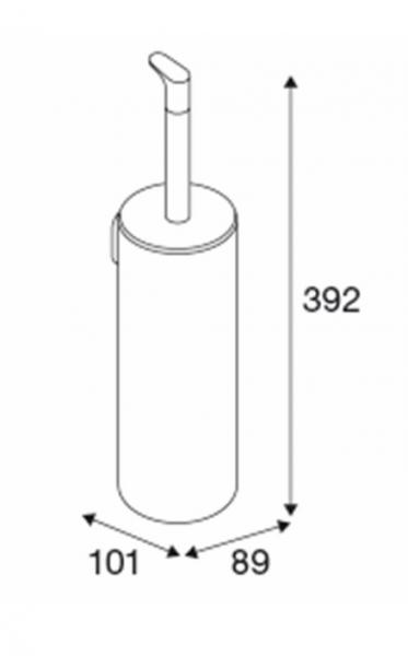 Pressalit Style komplet pakke til badeværelset - Hvid/børstet messing Pressalit Style komplet pakke til badeværelset - Hvid/børstet messing