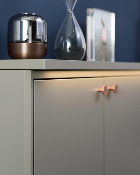 Gustavsberg Graphic dobbelt topplade m/lys - Lille dybde - Gr&aring;