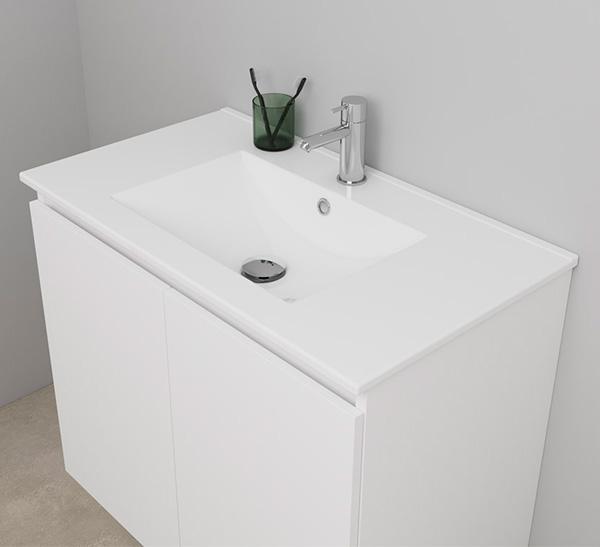 Sanibell Online 81 m&oslash;bels&aelig;t m/grebsfri l&aring;ger - Mat hvid