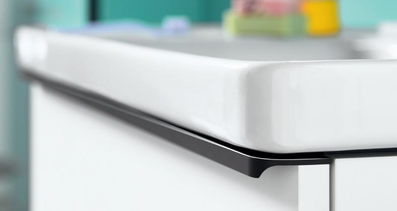 Duravit D-Neo 80 m&oslash;bels&aelig;t - Sort eg