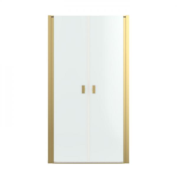 Str&oslash;mberg Noma 30 dobbelt svingd&oslash;r 700mm - B&oslash;rstet messing