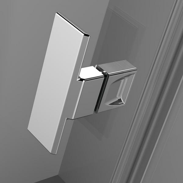 Strømberg Noma 45 svingdør m/sidepanel 1000mm - Højre - Krom Strømberg Noma 45 svingdør m/sidepanel 1000mm - Højre - Krom