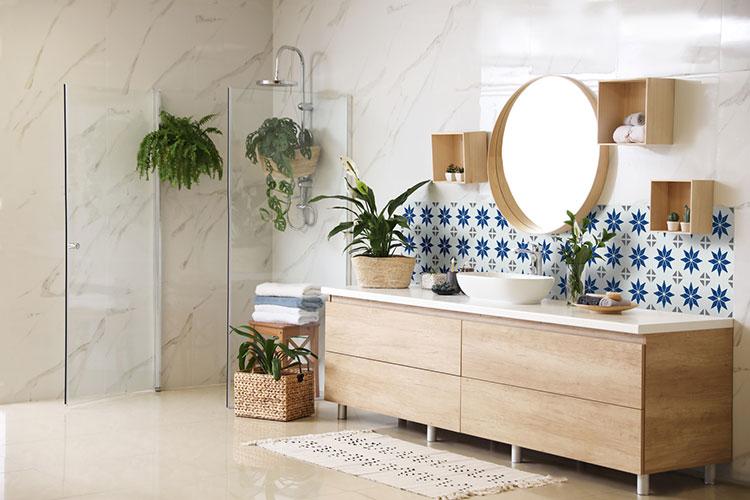 D-C-fix selvklæbende fliser til væg - Alia blue D-C-fix selvklæbende fliser til væg - Alia blue