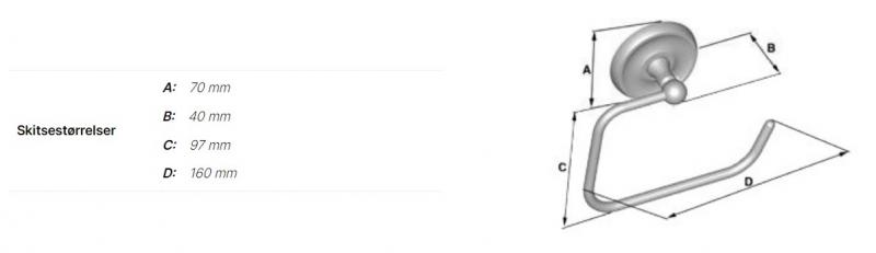 Smedbo Villa tilbehørspakke til bad 2 - Krom Smedbo Villa tilbehørspakke til bad 2 - Krom