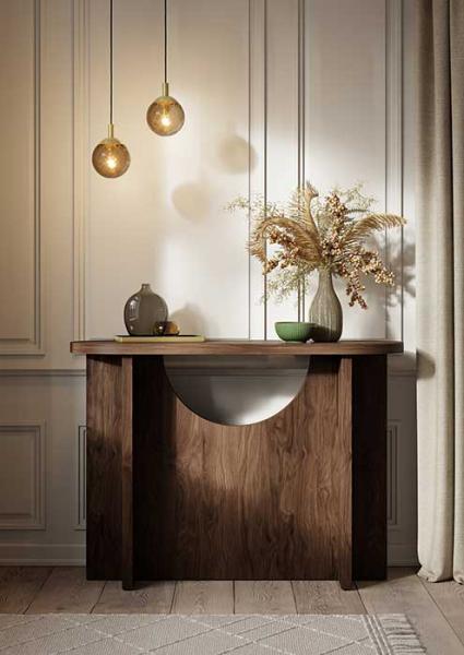 Cass&oslash;e Luna pendel m/bruntonet glas - B&oslash;rstet messing