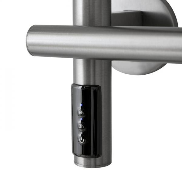 Cassøe Lazio håndklædetørrer til el - Gunmetal Cassøe Lazio håndklædetørrer til el - Gunmetal