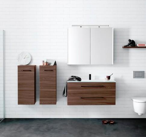 Dansani Luna vaskeskab 100x48 m/skuffer - Hvid mat