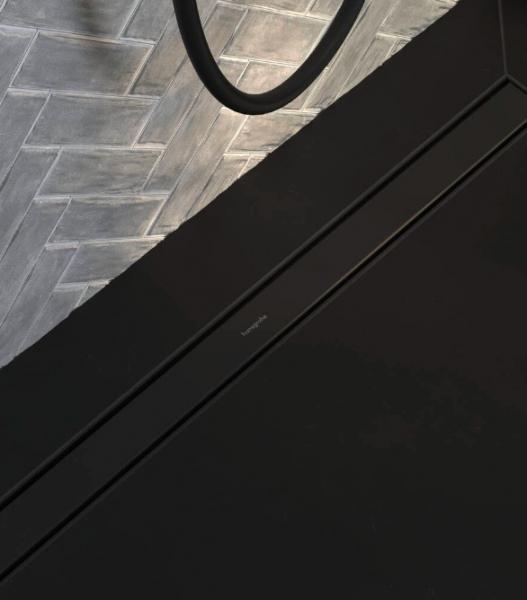 Hansgrohe RainDrain Match Kappes&aelig;t - 60 cm - Mat sort