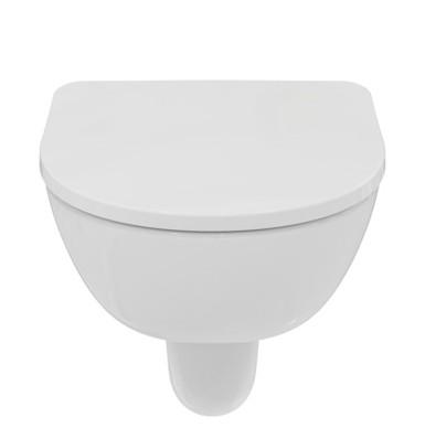 Ideal Standard i-life A v&aelig;gh&aelig;ngt toilet m/Rimless+ og s&aelig;de m. softclose og Easy LiftOff