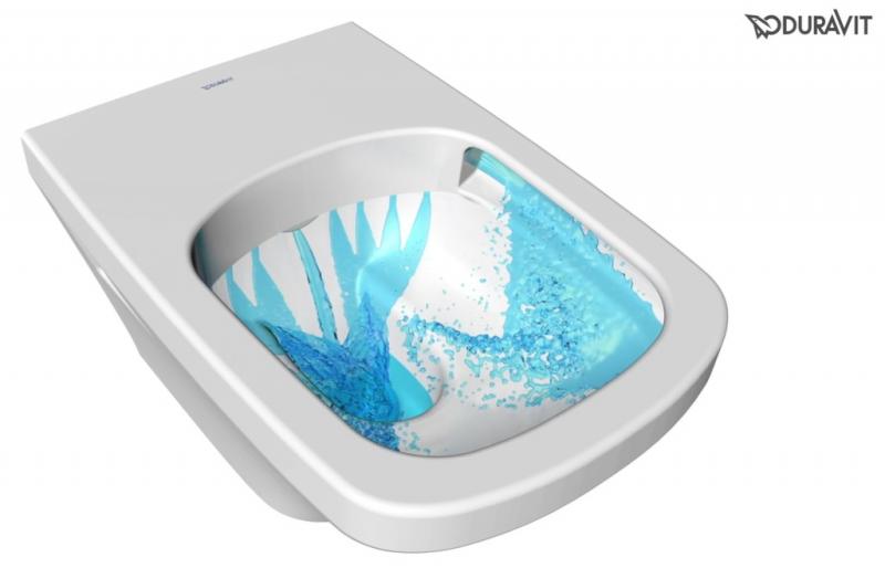 Duravit Qatego Rimless v&aelig;gh&aelig;ngt toilet