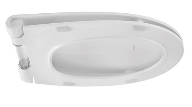 Pressalit Inspira Uni Toilets&aelig;de m/Soft close og lift-off - Hvid