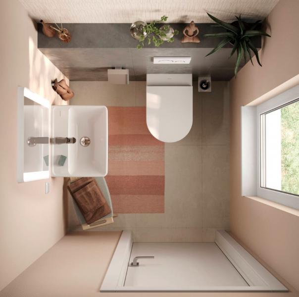 hansgrohe Xanuia Q 50 mini h&aring;ndvask t/v&aelig;g - 1 hanehul