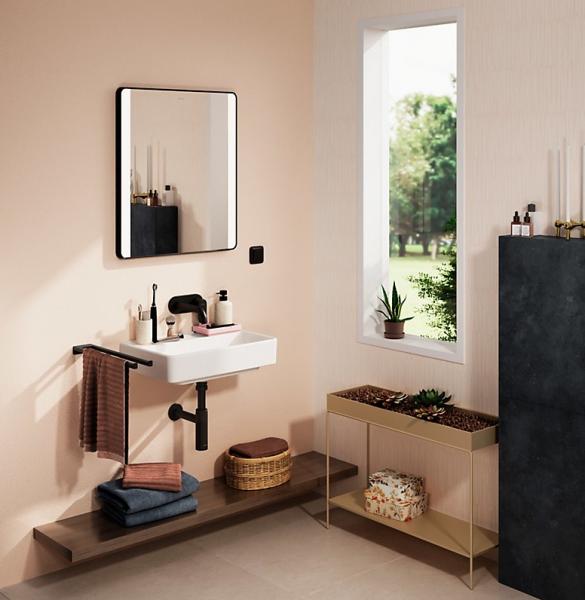 hansgrohe Xanuia Q 55 kompakt h&aring;ndvask t/v&aelig;g - Uden overl&oslash;b - Uden hanehul