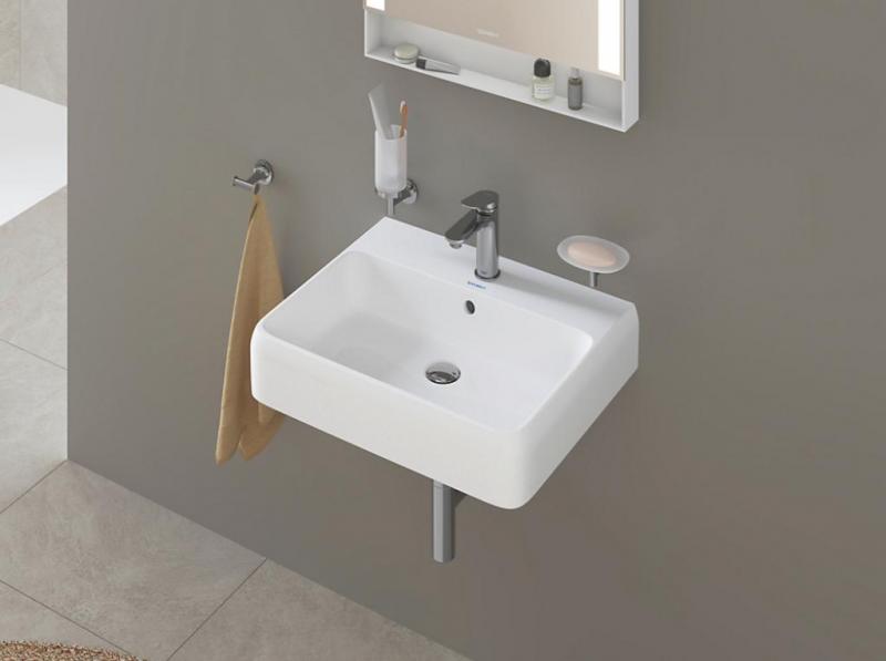 Duravit Qatego 50 håndvask t/væg eller møbel - 1 hanehul Duravit Qatego 50 håndvask t/væg eller møbel - 1 hanehul