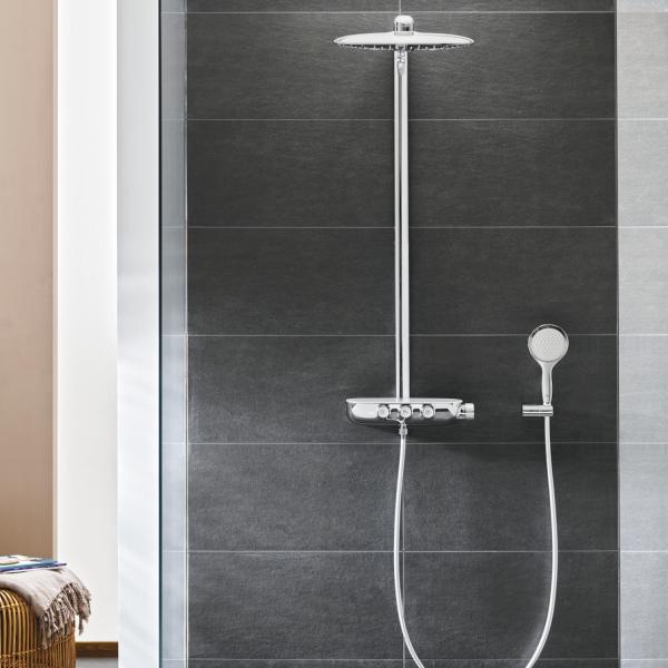 Grohe Rainshower SmartControl 360 DUO brusesystem m/termostat - Krom