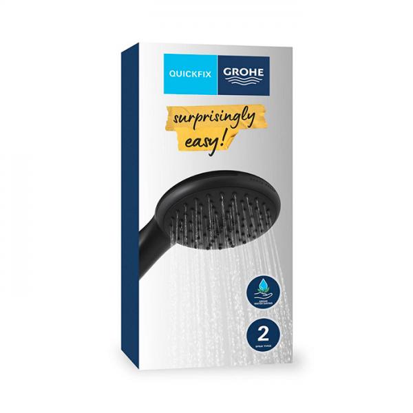Grohe Vitalio Start 110 håndbruser 2 sprays - Mat sort Grohe Vitalio Start 110 håndbruser 2 sprays - Mat sort