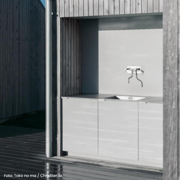 Frostline Eqi v&aelig;gh&aelig;ngt k&oslash;kkenarmatur 150-350 mm - Rustfrit st&aring;l