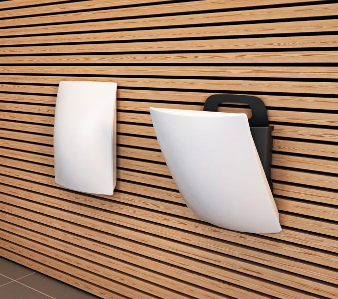 Pressalit væghængt toiletspand m/softopen - Hvid Pressalit væghængt toiletspand m/softopen - Hvid