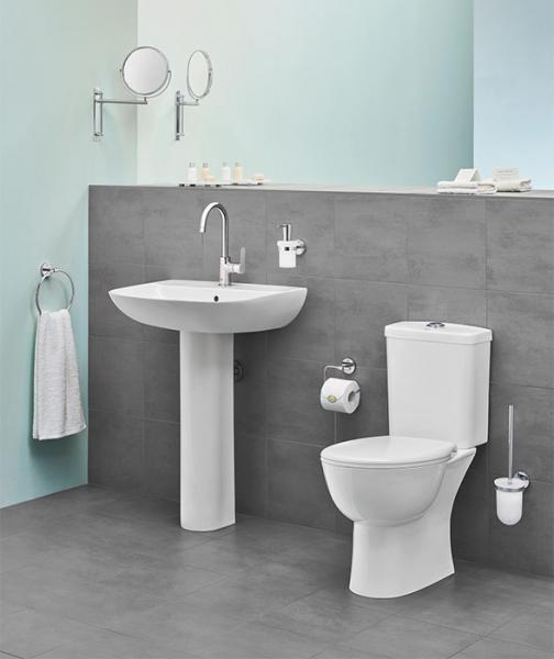 Grohe Bau Cosmopolitan toiletbørste til væg - Krom Grohe Bau Cosmopolitan toiletbørste til væg - Krom