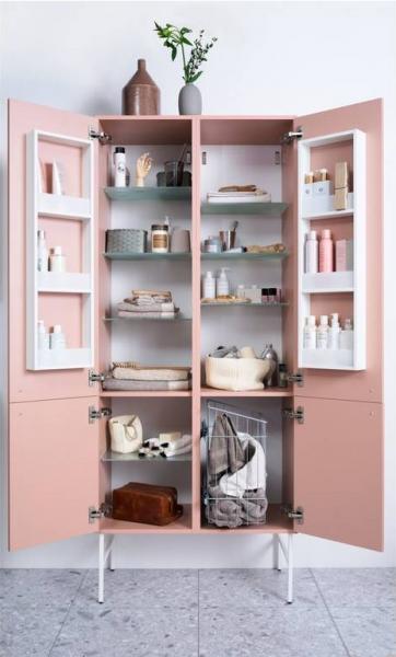 Gustavsberg Artic 40 h&oslash;jskab - Askegr&aring;