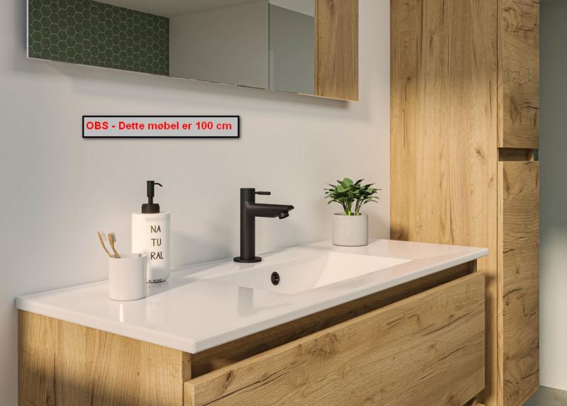 Sanibell Basicline mini møbelsæt 80 m/integrerede greb - Whiskey eg Sanibell Basicline mini møbelsæt 80 m/integrerede greb - Whiskey eg