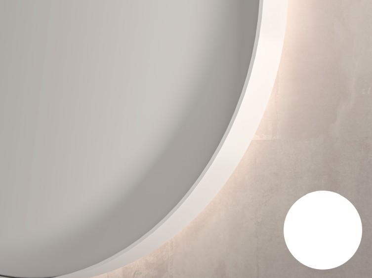 Sanibell Ink SP19 spejl m/lys, varme og sensor 120 x 80 cm - Mat hvid Sanibell Ink SP19 spejl m/lys, varme og sensor 120 x 80 cm - Mat hvid