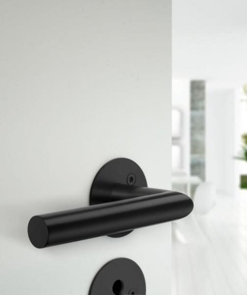 Beslagsboden indendørs dørgreb inkl nøgleskilt - Mat sort Beslagsboden indendørs dørgreb inkl nøgleskilt - Mat sort