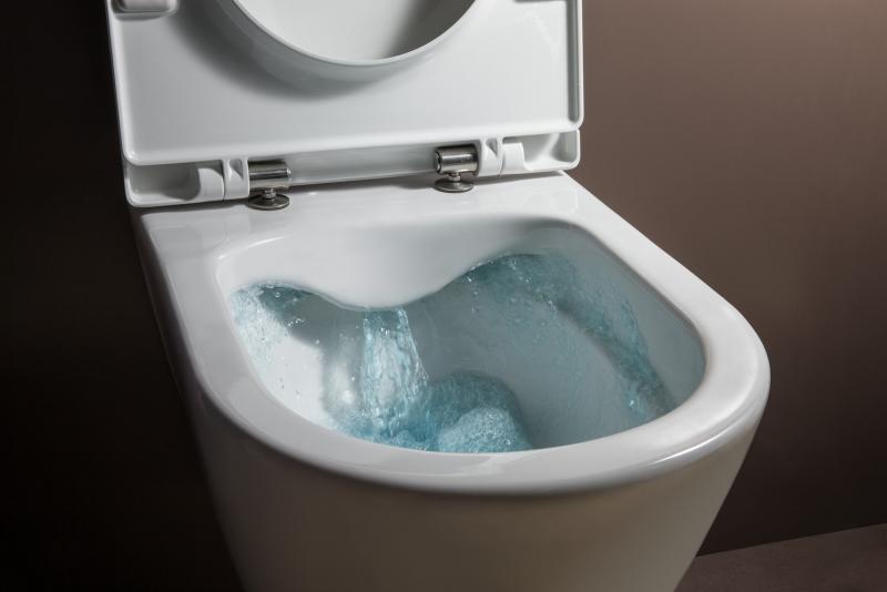 Laufen New Classic v&aelig;gh&aelig;ngt toilet m/RIMless