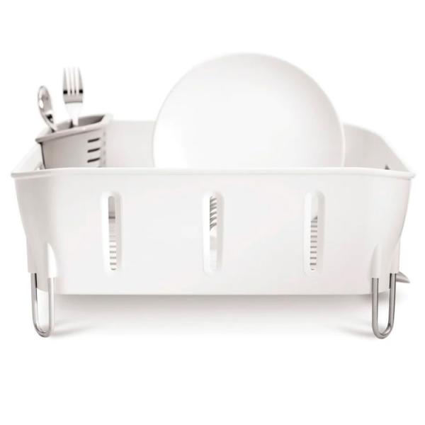 Simplehuman kompakt opvaskestativ i plast - Grå Simplehuman kompakt opvaskestativ i plast - Grå