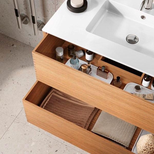 Str&oslash;mberg Nordic Handcrafted 60 underskab m/skuffer - Natural oak