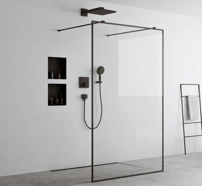 Hansgrohe RainDrain Match Kappes&aelig;t - 70 cm - Mat sort