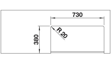 Blanco Villae Farmhouse keramisk k&oslash;kkenvask - Krystalhvid