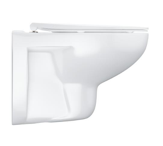 Grohe Bau Ceramic væghængt toilet inkl/slim toiletsæde m/SoftClose og QuickRelease Grohe Bau Ceramic væghængt toilet inkl/slim toiletsæde m/SoftClose og QuickRelease