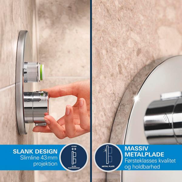 Grohe Precision SmartControl 260 komplet brusesystem til indbygning Grohe Precision SmartControl 260 komplet brusesystem til indbygning