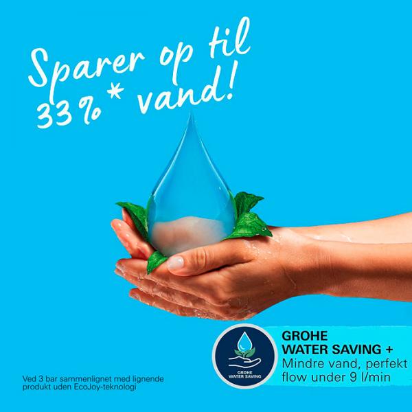 Grohe Vitalio Comfort 110 håndbruser 2 sprays m/vægholder og WaterSaving Grohe Vitalio Comfort 110 håndbruser 2 sprays m/vægholder og WaterSaving