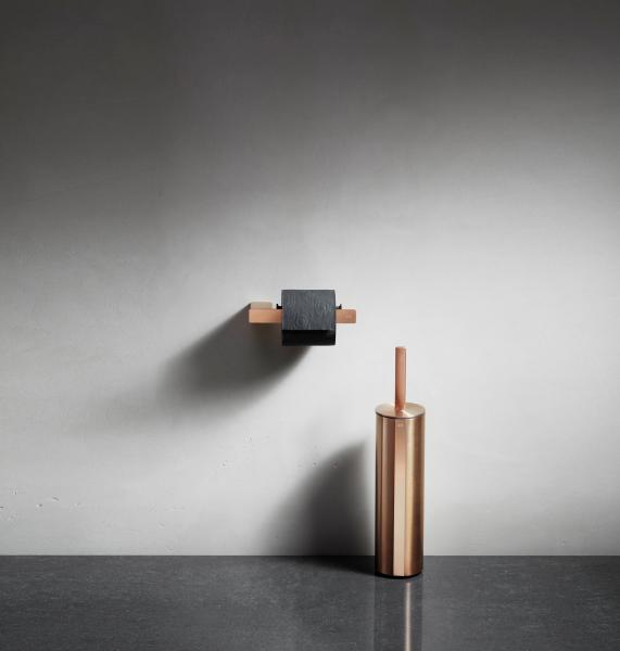 Unidrain ReFrame toiletbørste til gulv - Kobber Unidrain ReFrame toiletbørste til gulv - Kobber