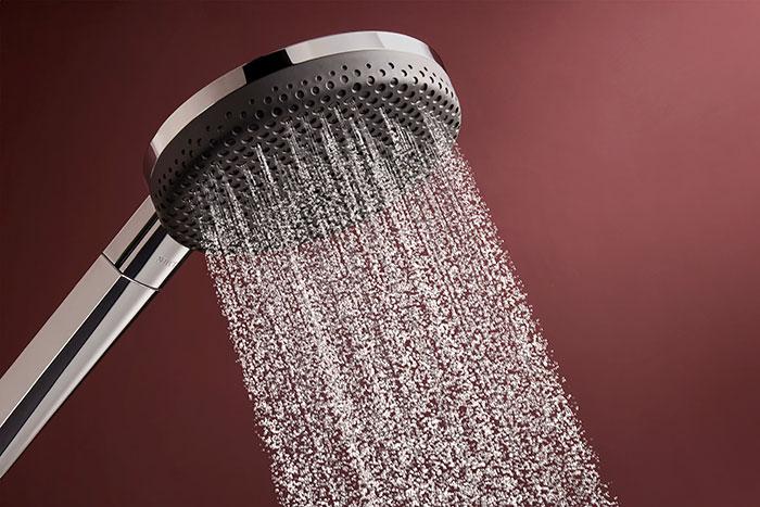 hansgrohe Raindance Alive S Showerpipe 300 2jet m/ShowerSelect Comfort og EcoSmart - Krom