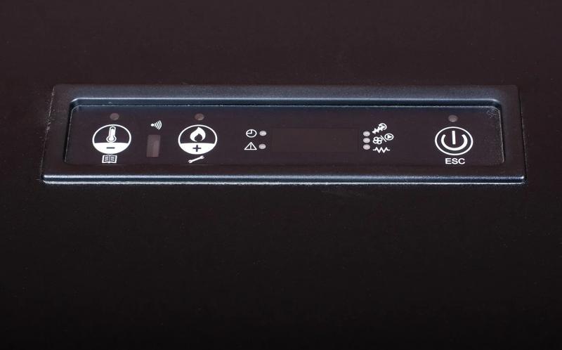 Langå Karen Træpilleovn 40 kg pilletank - Sort Langå Karen Træpilleovn 40 kg pilletank - Sort