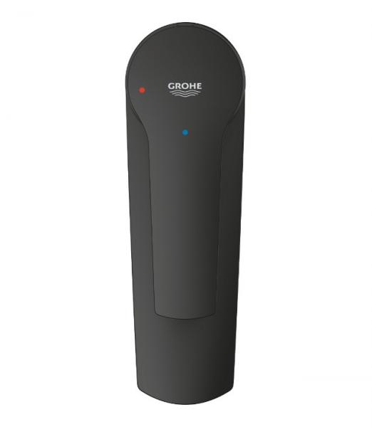 Grohe Start S håndvaskarmatur m/koldstart og push open bundventil - Mat sort Grohe Start S håndvaskarmatur m/koldstart og push open bundventil - Mat sort